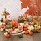 46 Pcs Assorted Size Artificial Pumpkins Fall Decorations, Mixed-Color Foam Pumpkin Autumn Decor, Decorative Faux Pumpkin for Thanksgiving Table Centerpiece Mantle Bowl Wedding Party